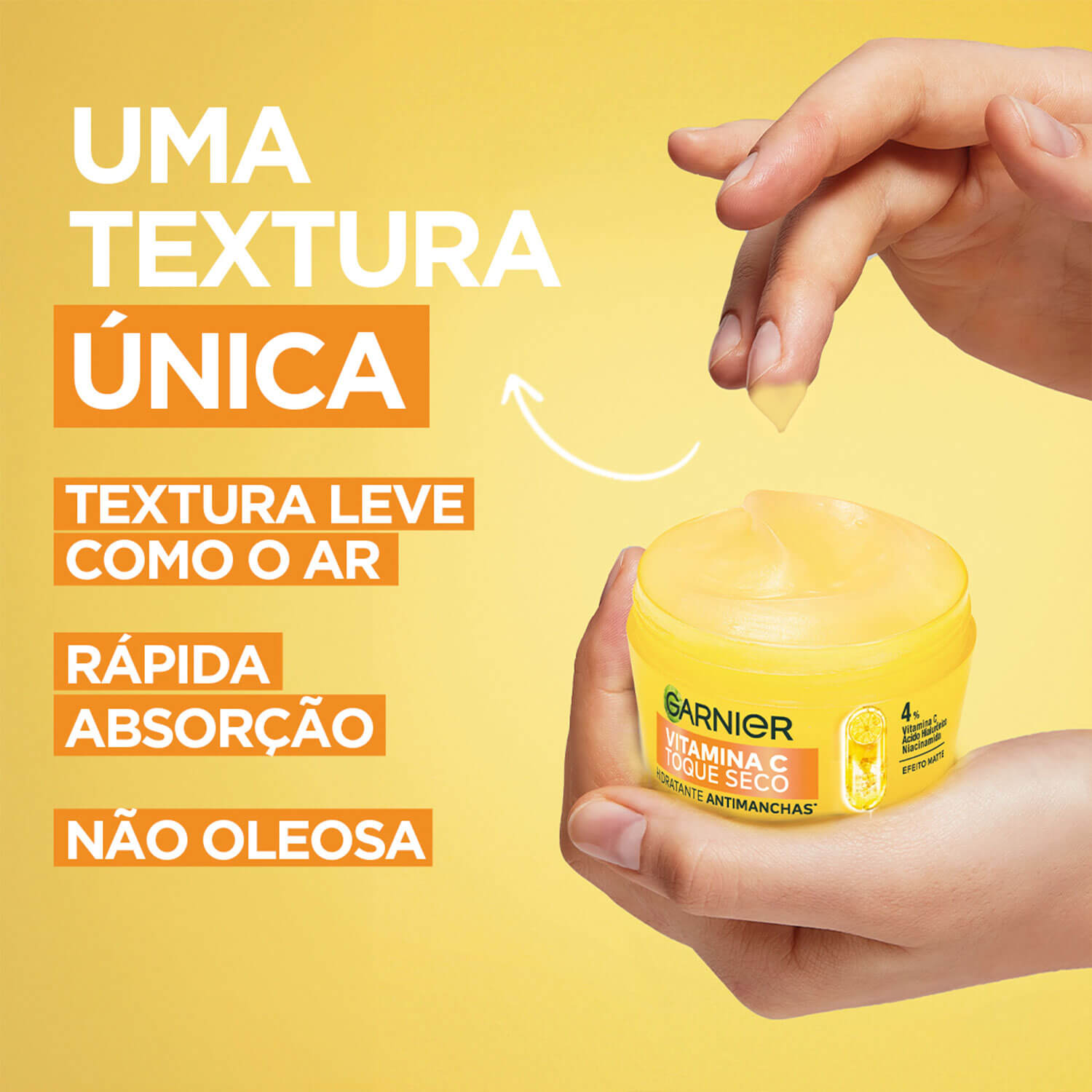Imagem Hidratante Facial Toque Seco Antimanchas | Textura | Garnier